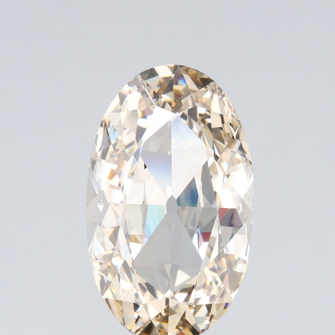 3.02ct | W-X/VS1 Oval Shape Old Mine Cut Diamond (GIA) - Modern Rustic Diamond