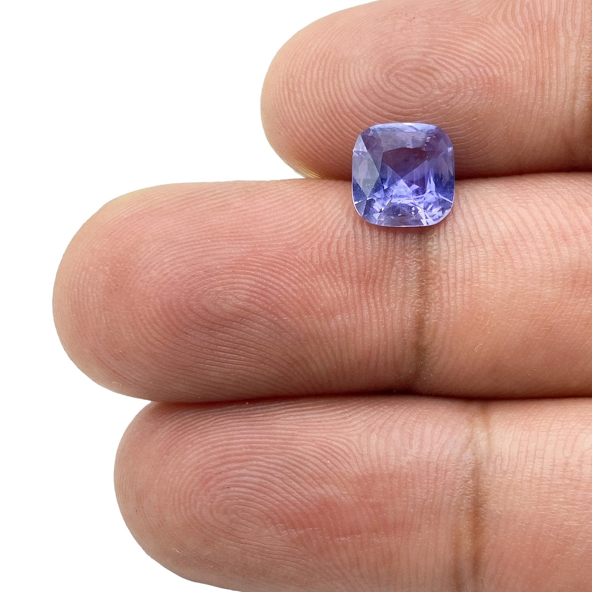 1.80ct | Brilliant Cut Cushion Shape Blue Sapphire-Modern Rustic Diamond