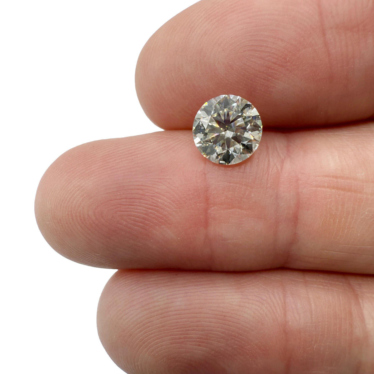 1.70ct | K/VS2 Round Shape Brilliant Cut Diamond (EGL USA) - Modern Rustic Diamond