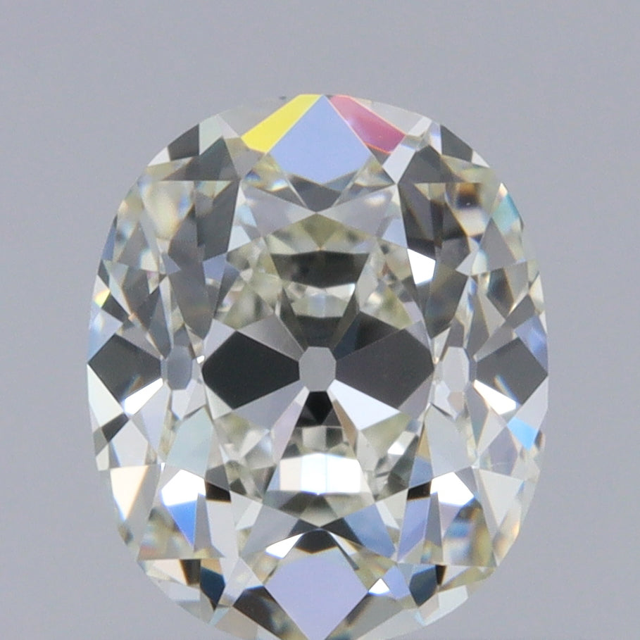 0.77ct | H-I/VVS Cushion Shape Old Mine Cut Diamond - Modern Rustic Diamond