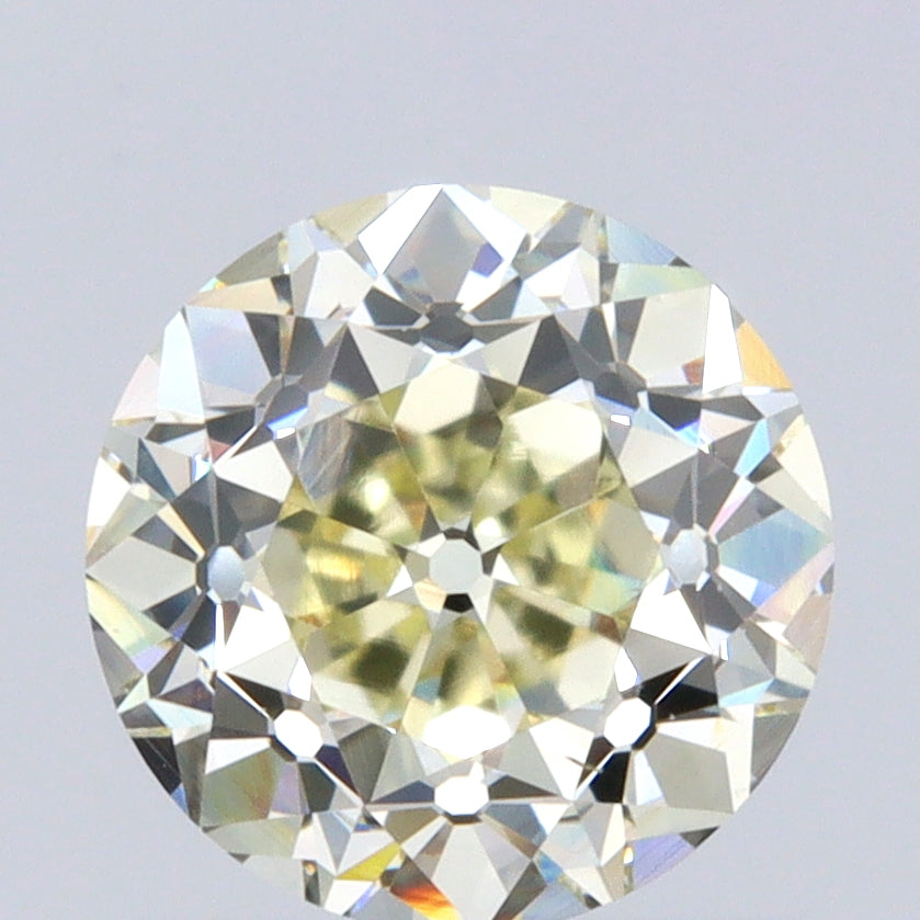 1.07ct | Q-R/VS2 Round Shape Old European Cut Diamond (GIA) - Modern Rustic Diamond