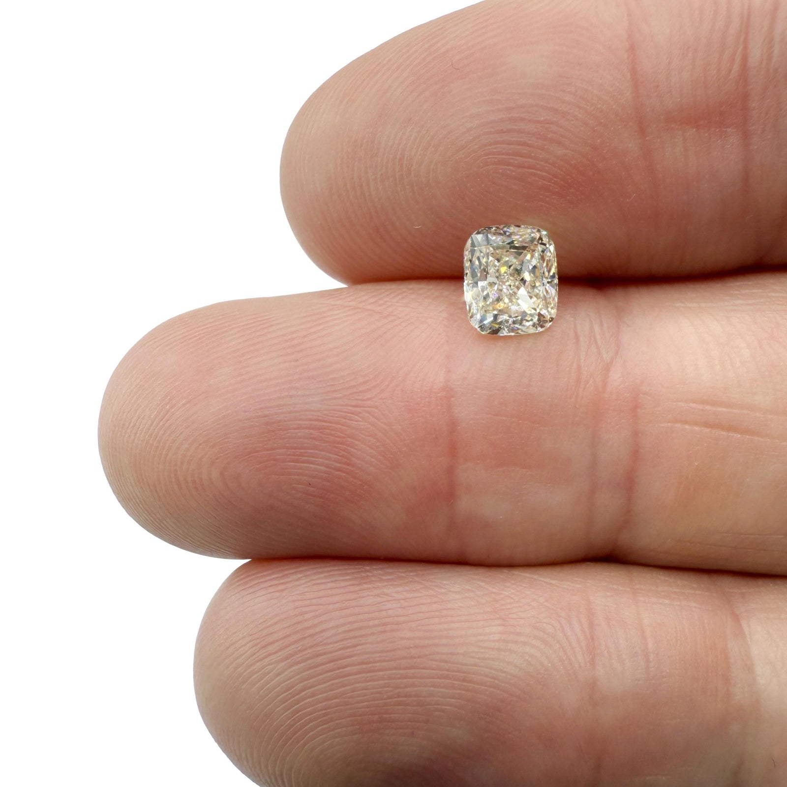 1.02ct | L/VS2 Cushion Shape Brilliant Cut Diamond (GIA) - Modern Rustic Diamond