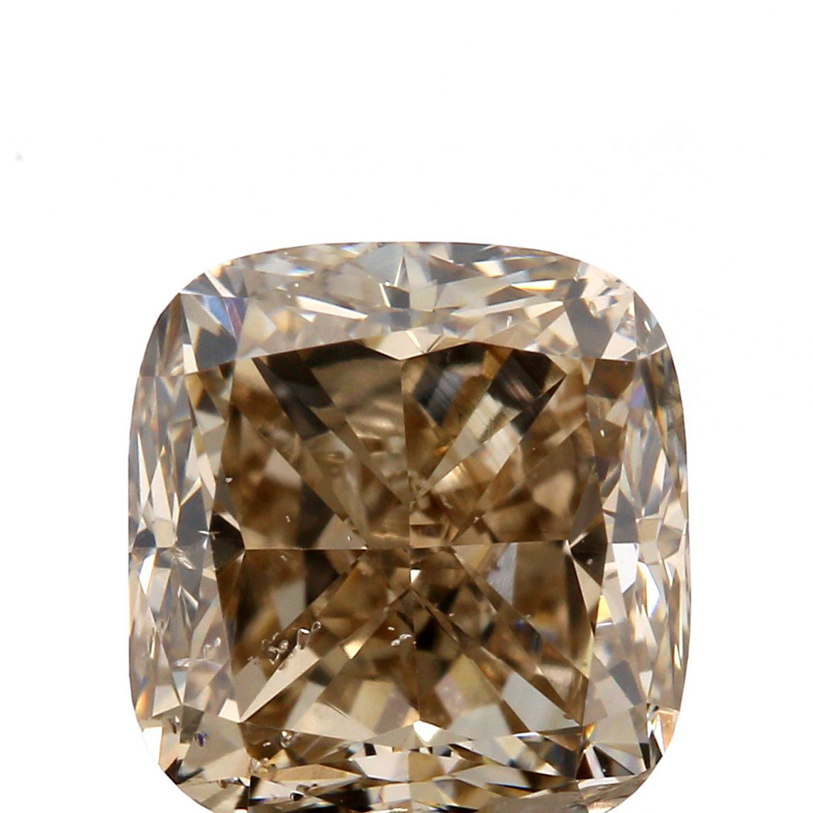 1.08ct | Champagne VS-SI Cushion Shape Brilliant Cut Diamond - Modern Rustic Diamond