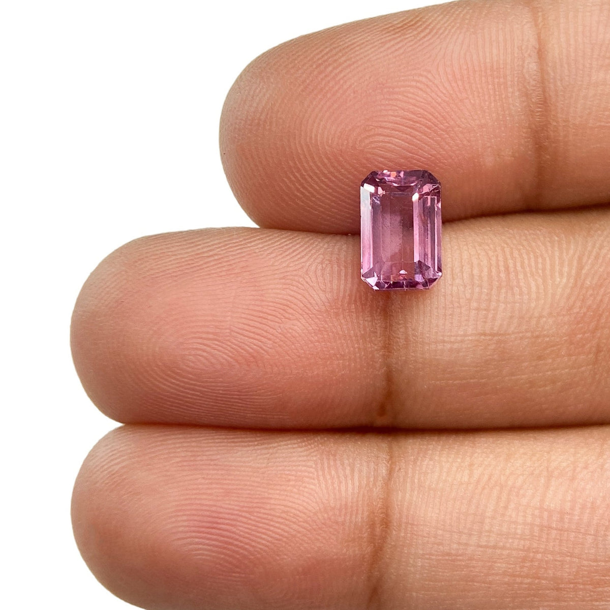 1.82ct | Emerald Cut Pink Spinel-Modern Rustic Diamond