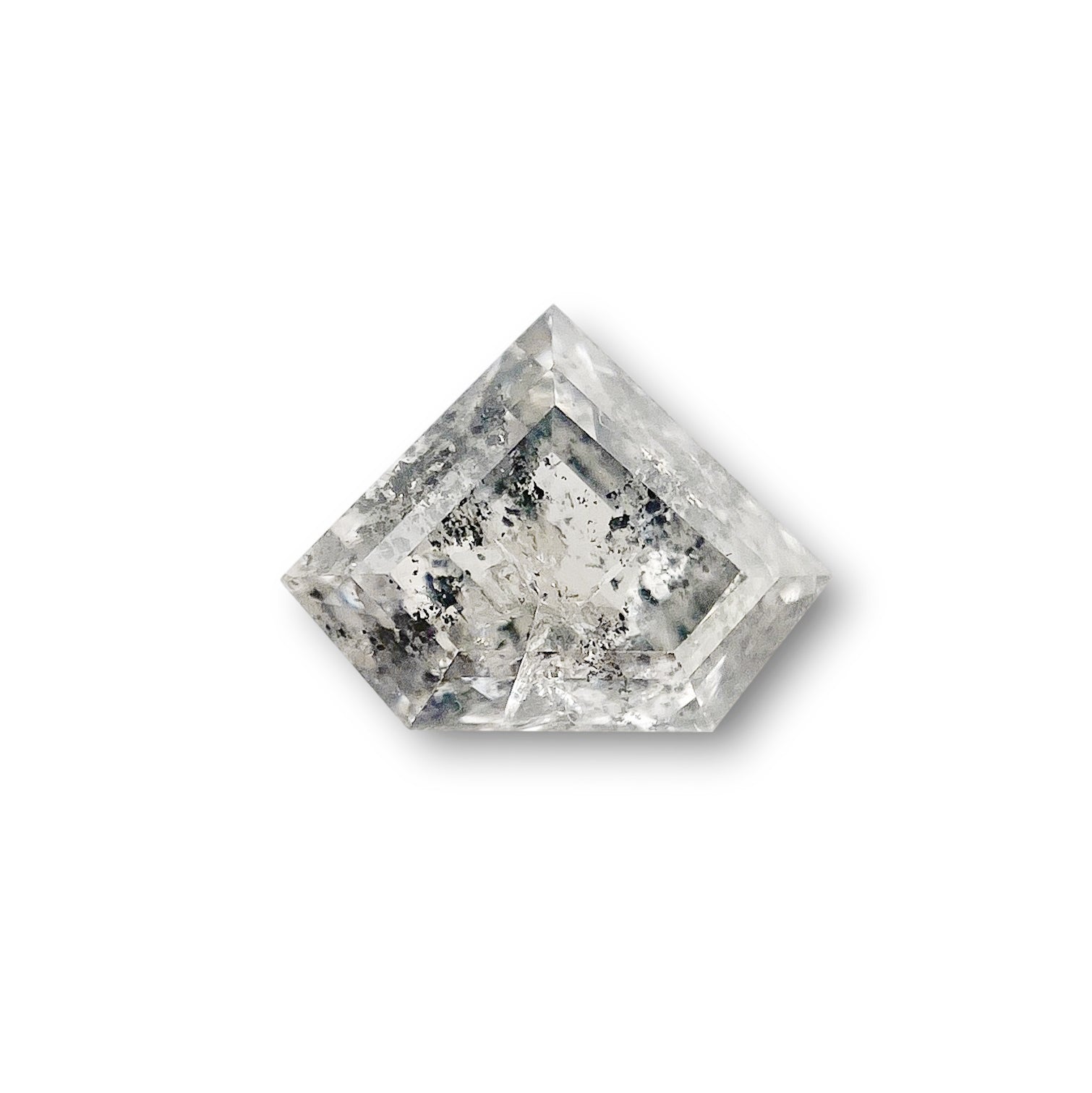 0.68ct | Rustic Shield Shape Step Cut Diamond - Modern Rustic Diamond