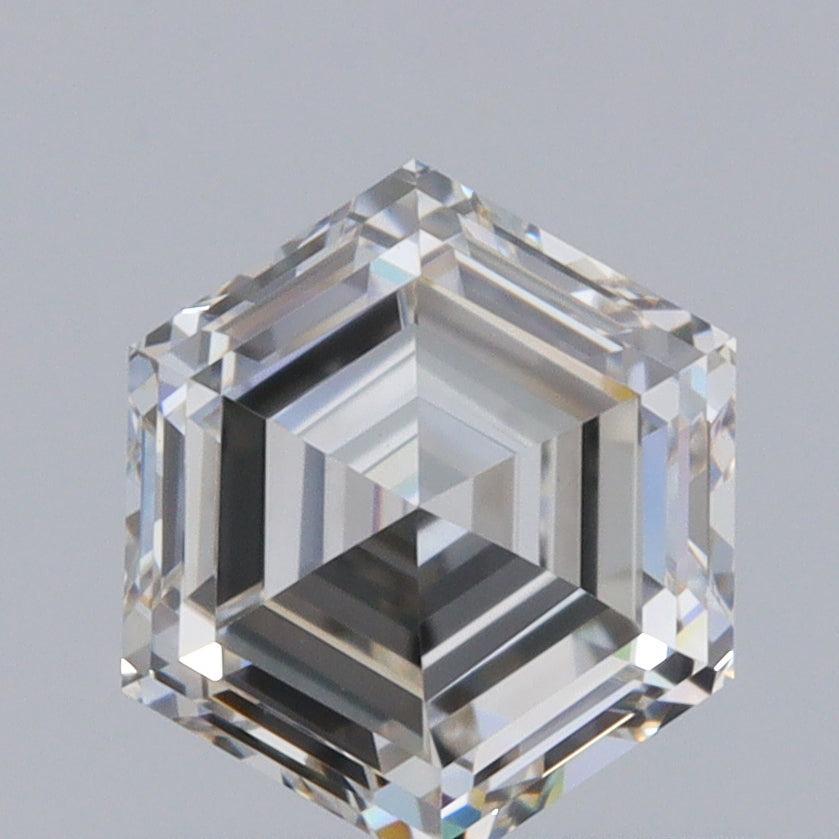 1.00ct | K/VS1 Hexagon Shape Step Cut Diamond (GIA) - Modern Rustic Diamond