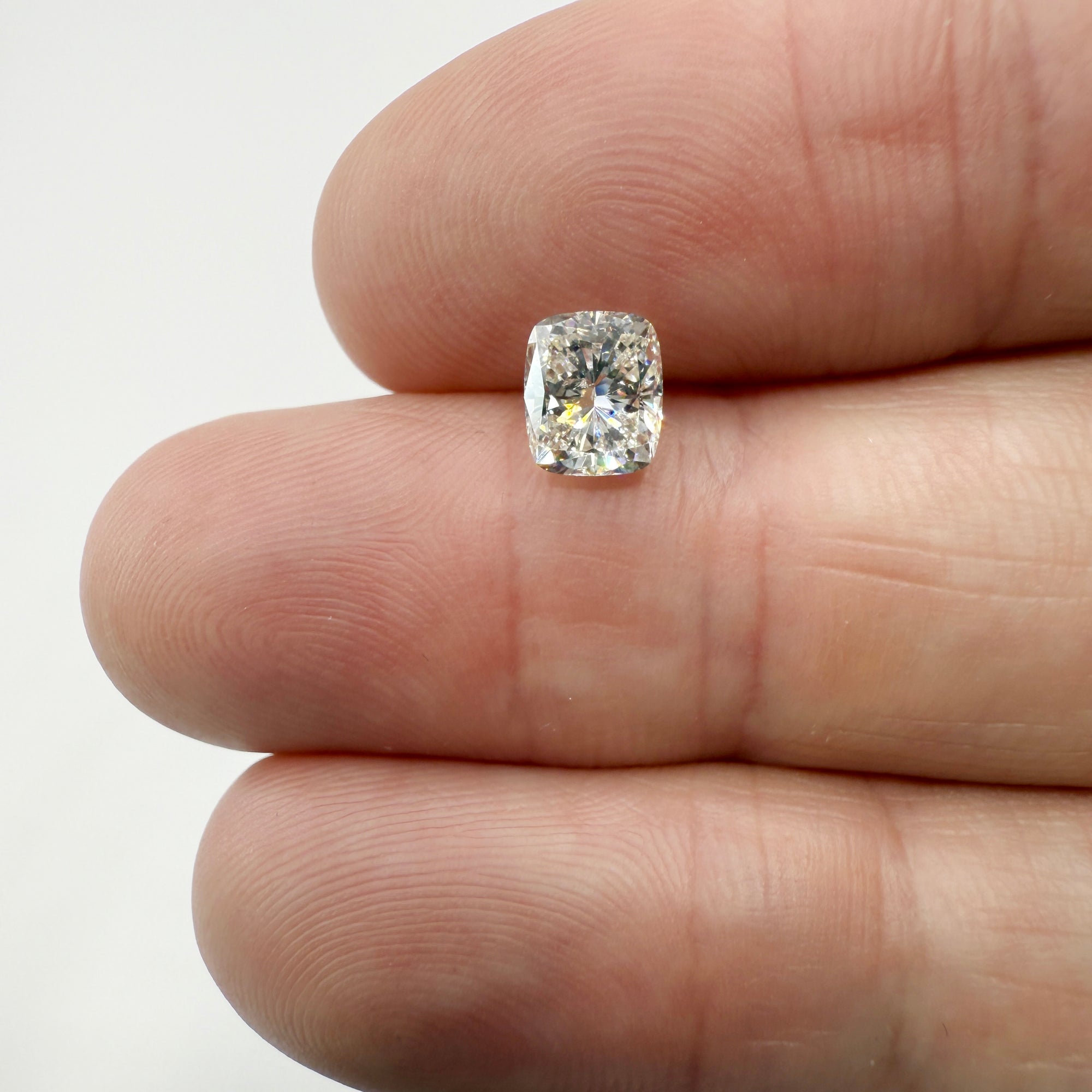 1.02ct | K/I1 Cushion Shape Brilliant Cut Diamond (GIA) - Modern Rustic Diamond