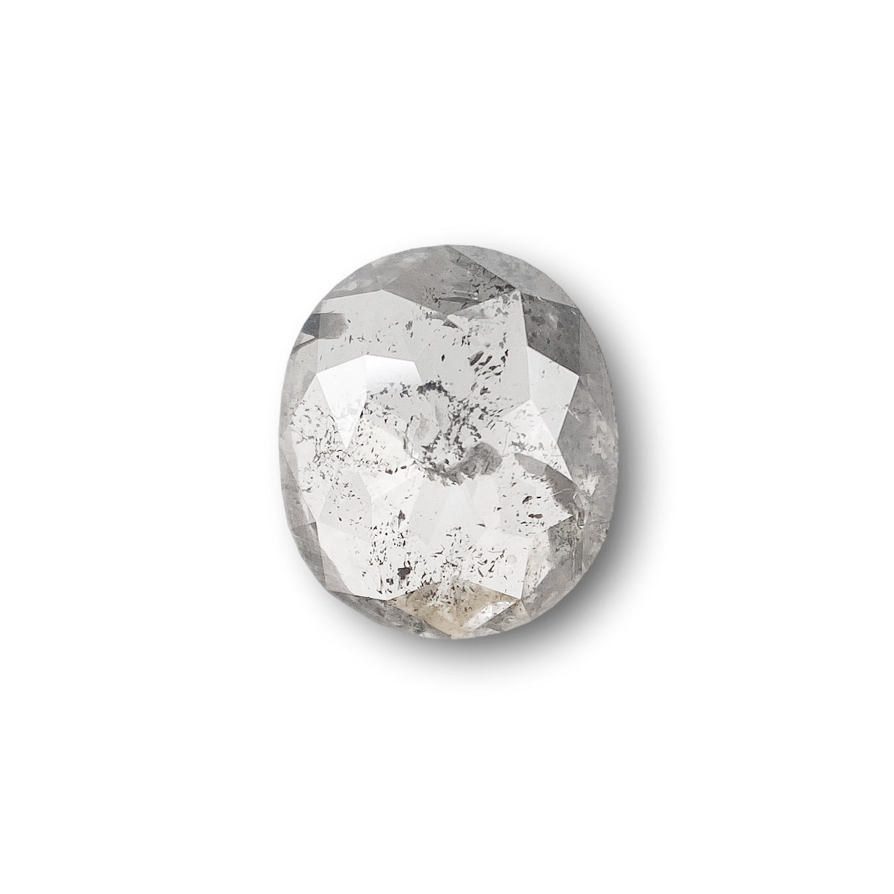 0.80ct | Rustic Cushion Shape Rose Cut Diamond - Modern Rustic Diamond