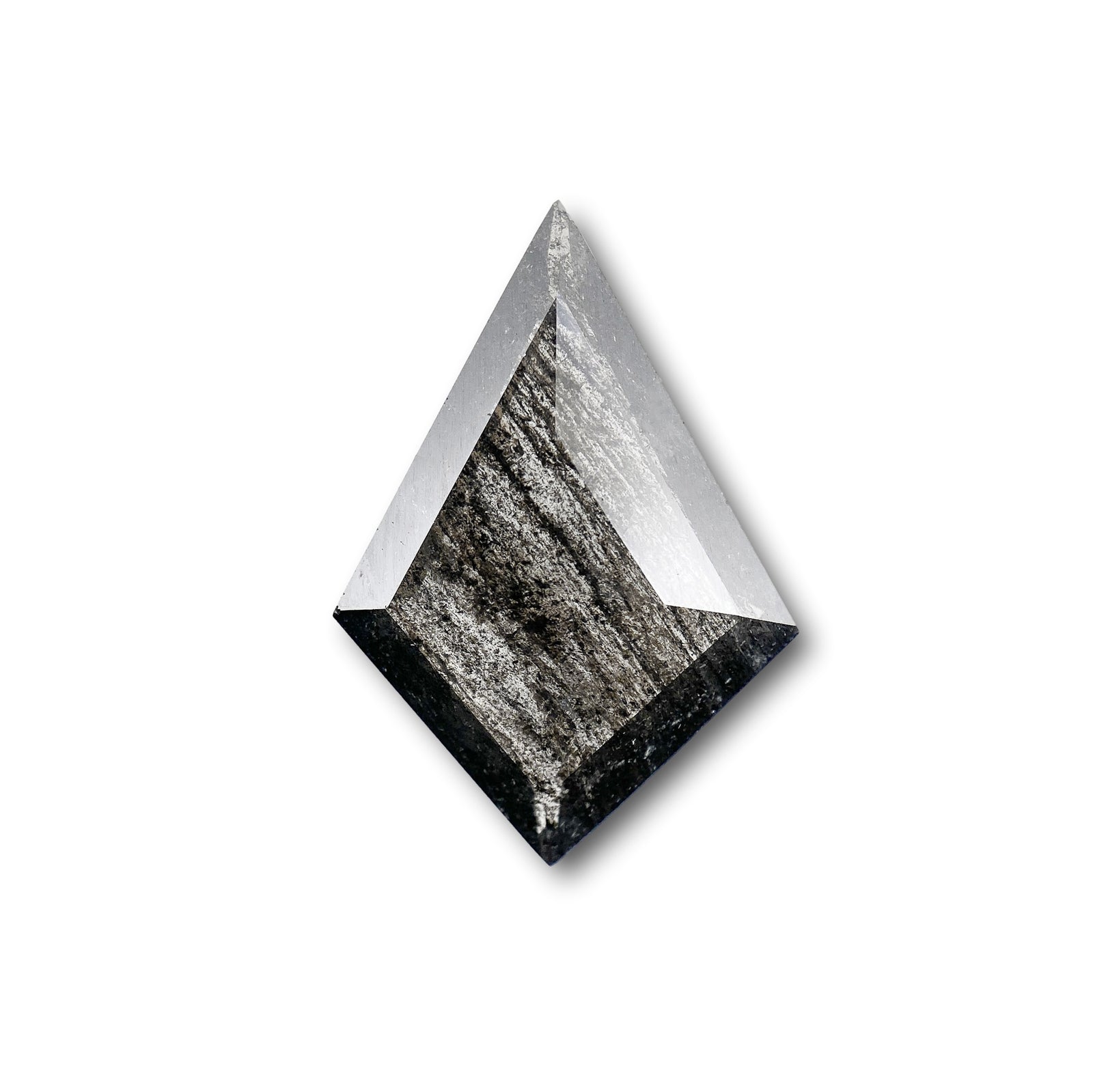 2.96ct | Rustic Kite Shape Step Cut Diamond - Modern Rustic Diamond