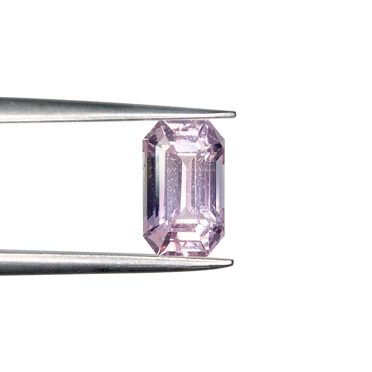 1.85ct | Emerald Cut Light Pink Sapphire-Modern Rustic Diamond
