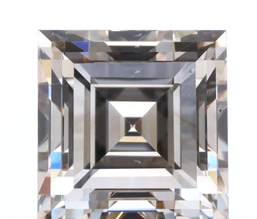 0.51ct | Light Brown VVS Carre Shape Step Cut Diamond - Modern Rustic Diamond