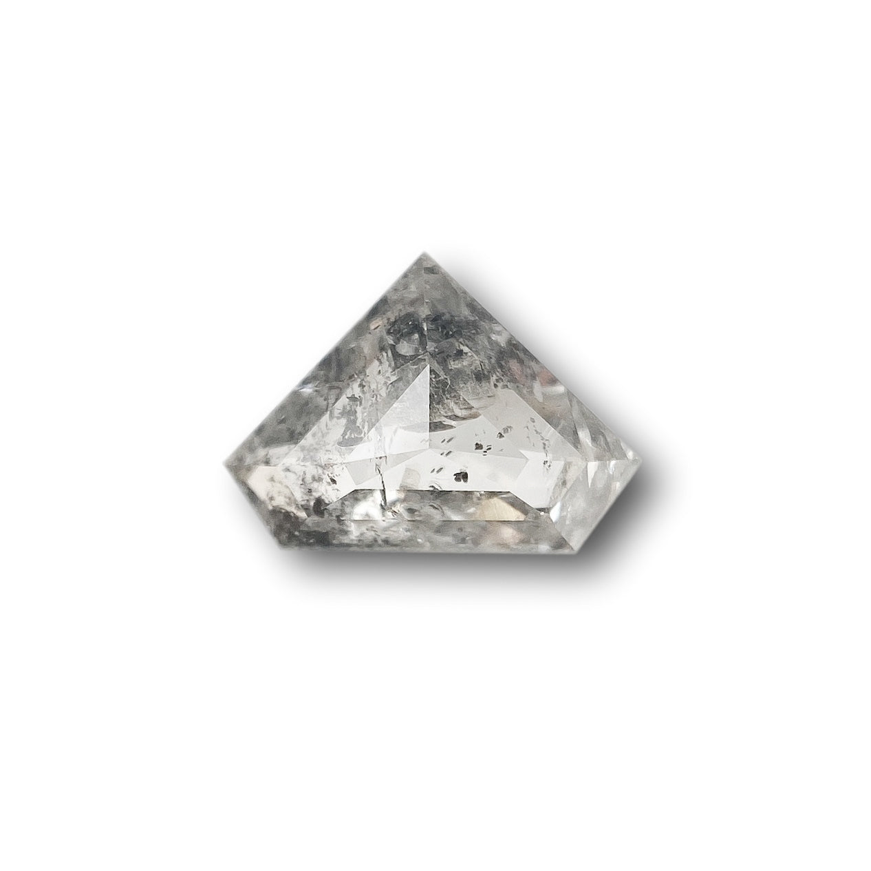 0.88ct | Rustic Shield Shape Step Cut Diamond - Modern Rustic Diamond