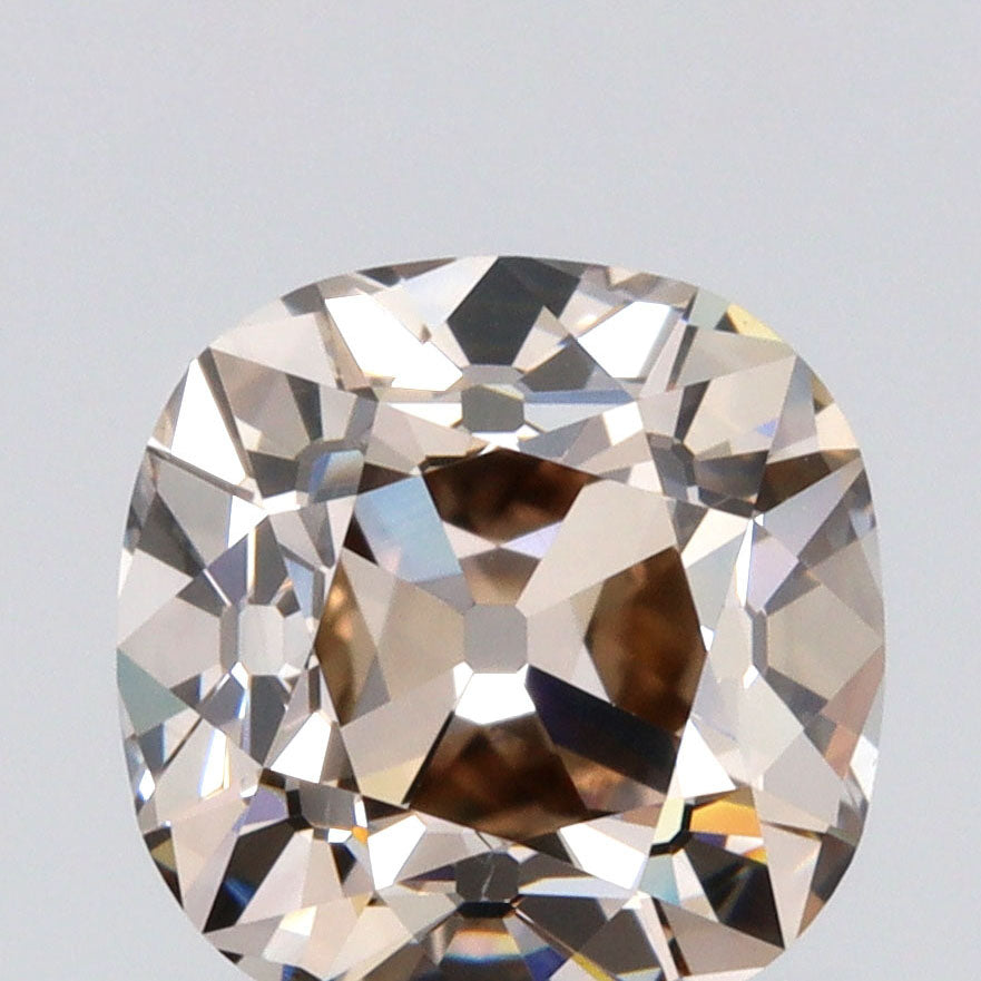 1.22ct | U-V/VVS2 Cushion Shape Old Mine Cut Diamond (GIA) - Modern Rustic Diamond