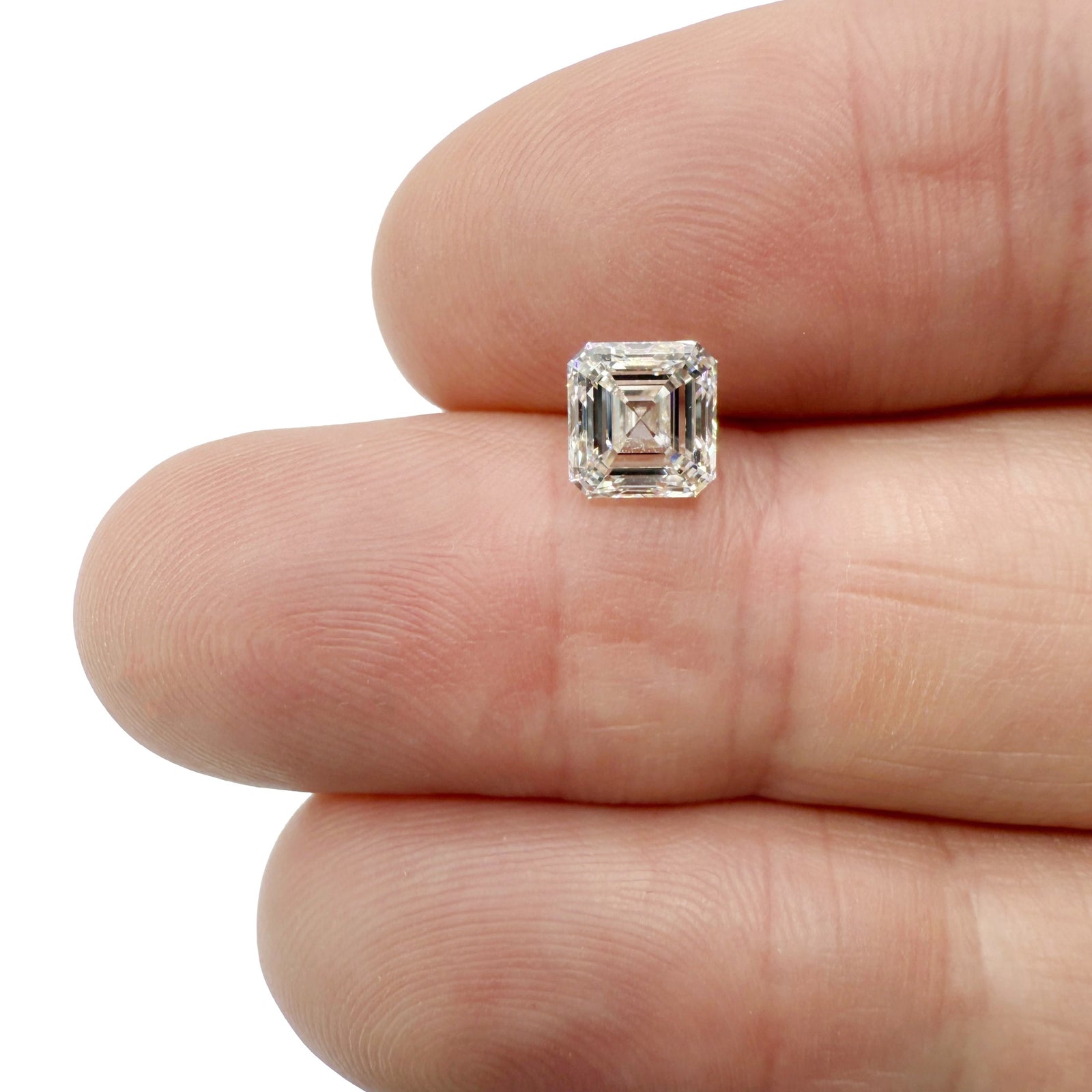 1.53ct | H/VS2 Asscher Shape Step Cut Diamond (GIA) - Modern Rustic Diamond