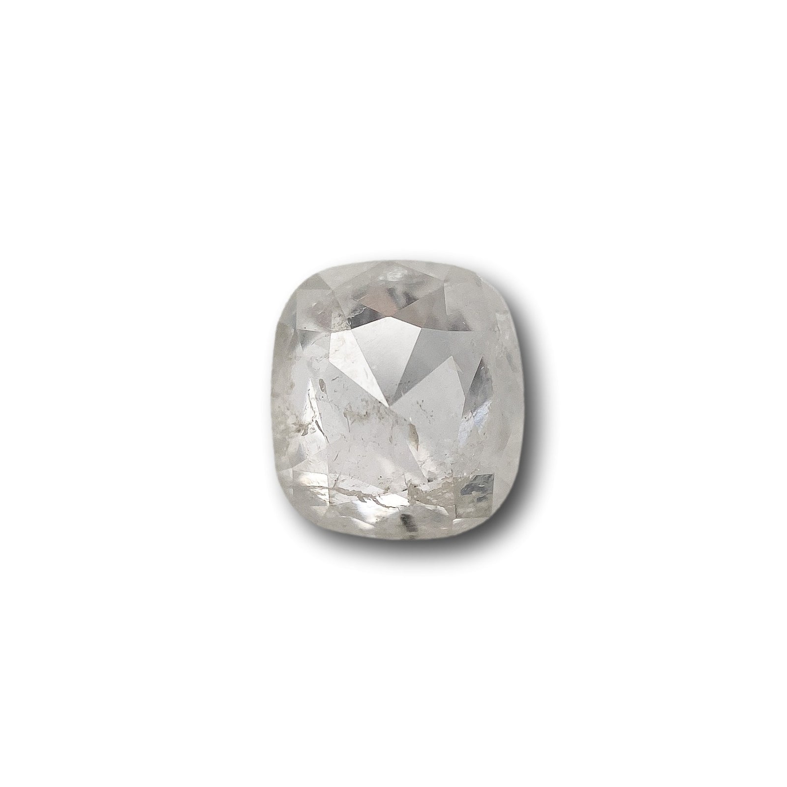 1.53ct | Rustic Cushion Shape Rose Cut Diamond - Modern Rustic Diamond