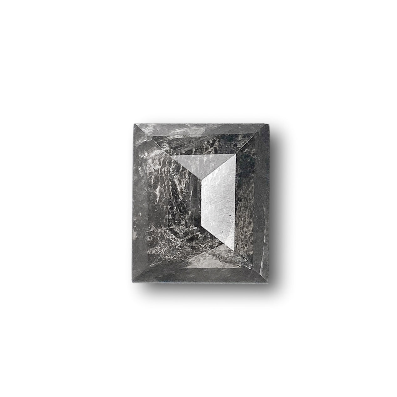 0.70ct | Rustic  Square Shape Step Cut Diamond - Modern Rustic Diamond