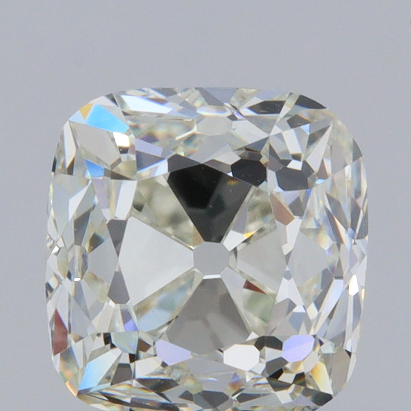 1.51ct | L/VS2 Cushion Shape Old Mine Cut Diamond (GIA) - Modern Rustic Diamond