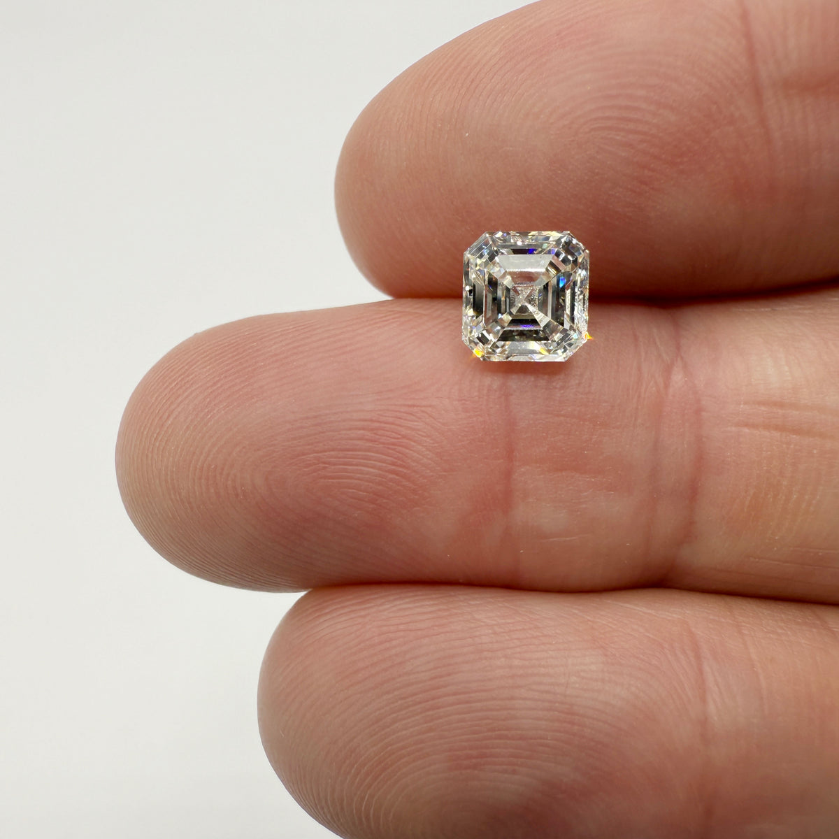 1.50ct | K/VS2 Asscher Shape Step Cut Diamond (GIA) - Modern Rustic Diamond
