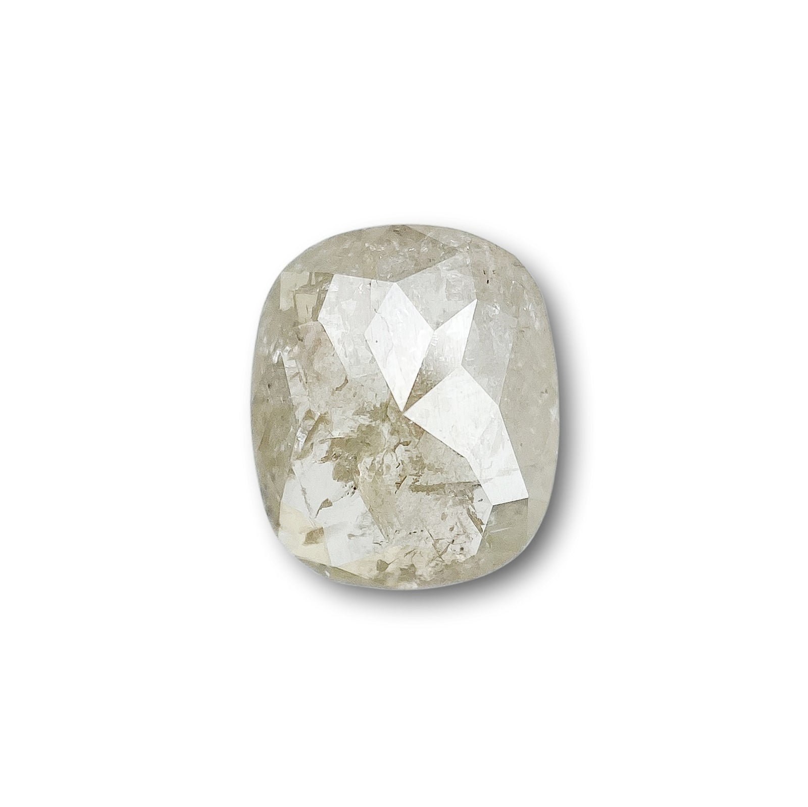 1.17ct | Rustic  Cushion Shape Rose Cut Diamond - Modern Rustic Diamond