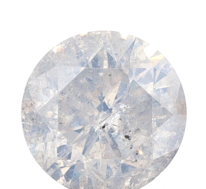 1.54ct | Salt & Pepper Round Shape Rose Cut Diamond - Modern Rustic Diamond