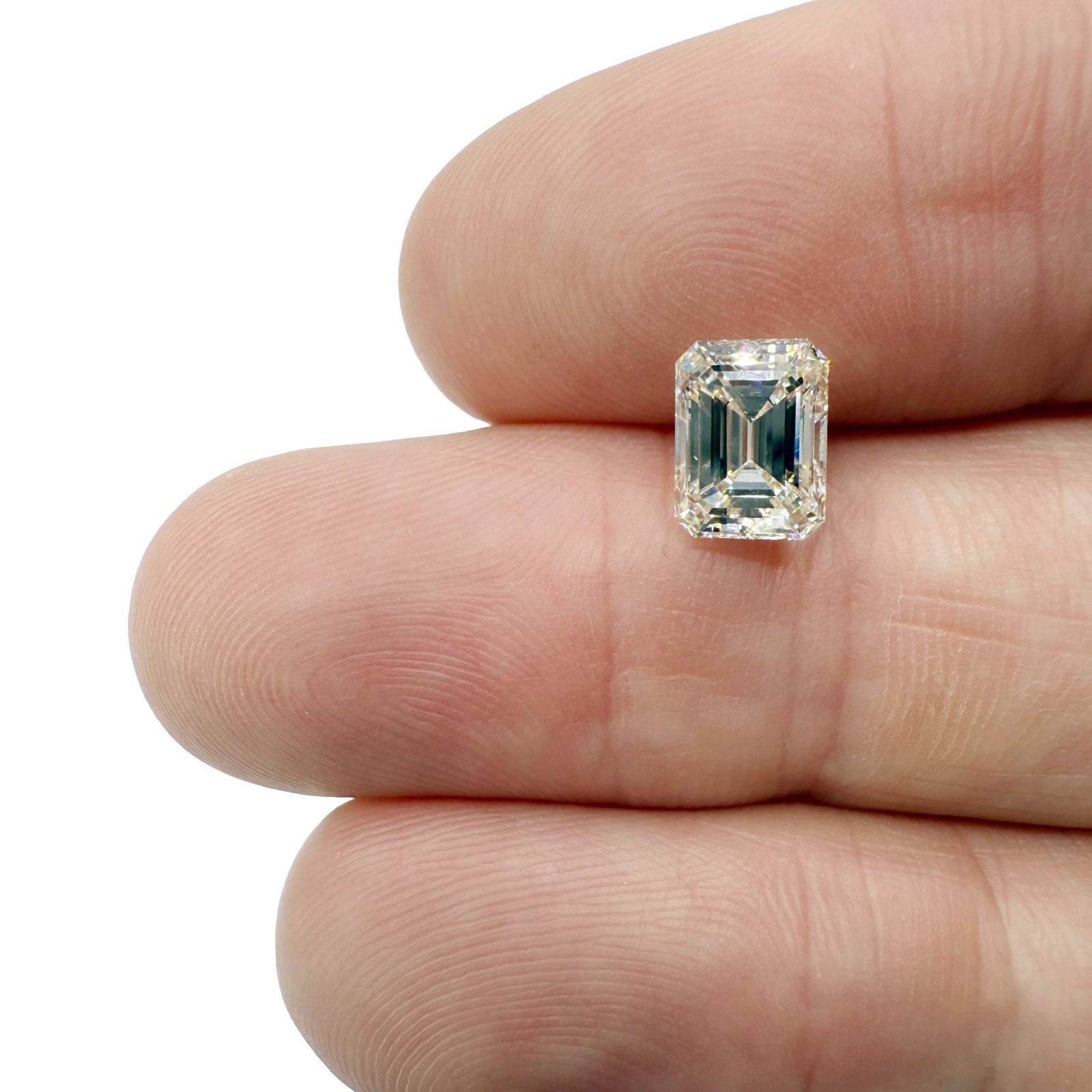 1.81ct | H/VS1 Emerald Shape Brilliant Cut Diamond (GIA) - Modern Rustic Diamond