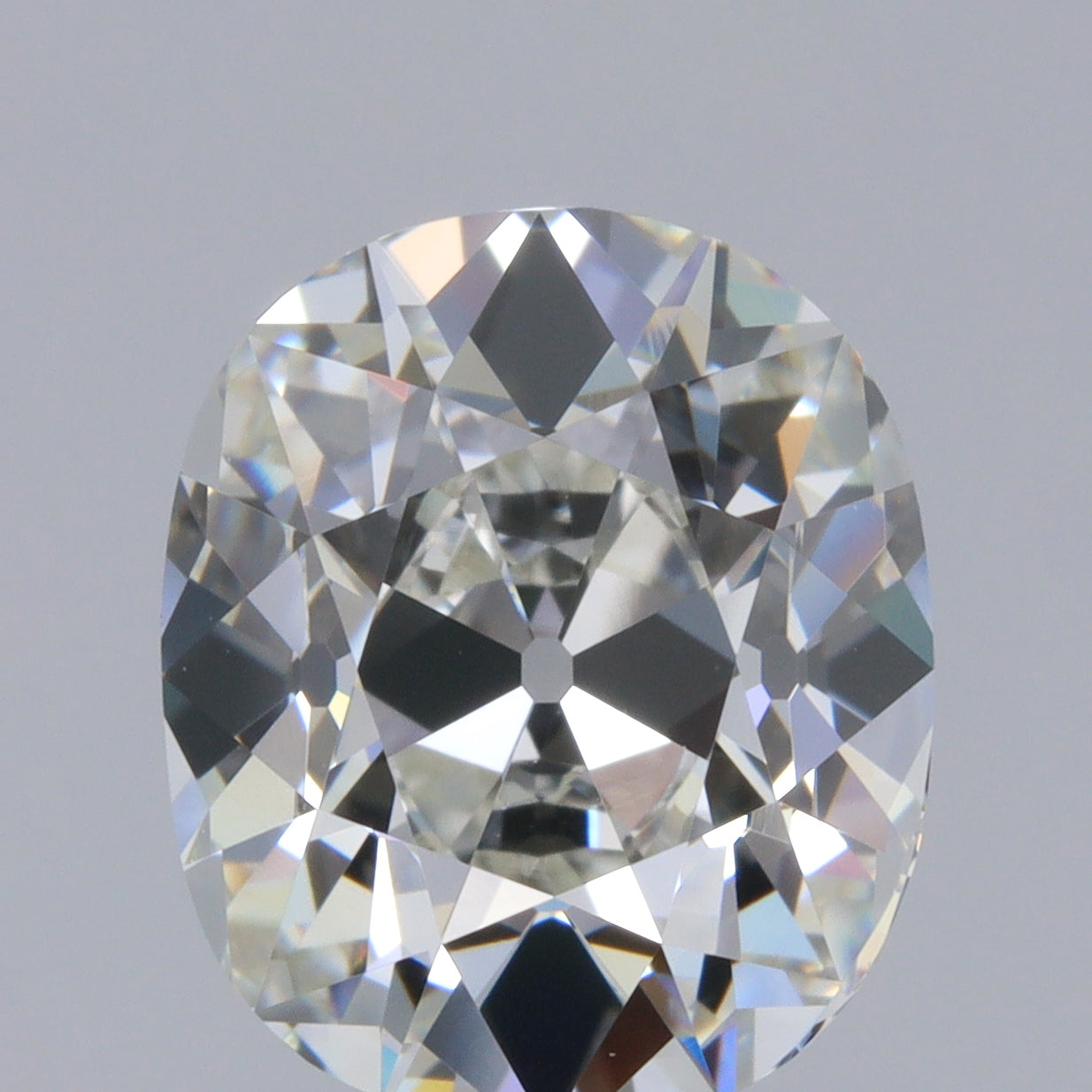1.53ct | H/VS1 Cushion Shape Old Mine Cut Diamond (GIA) - Modern Rustic Diamond