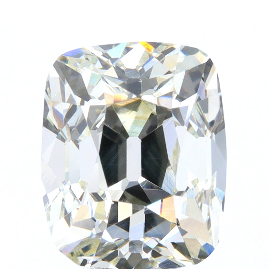 1.63ct | O-P/VS2 Cushion Shape Old Mine Cut Diamond (GIA) - Modern Rustic Diamond