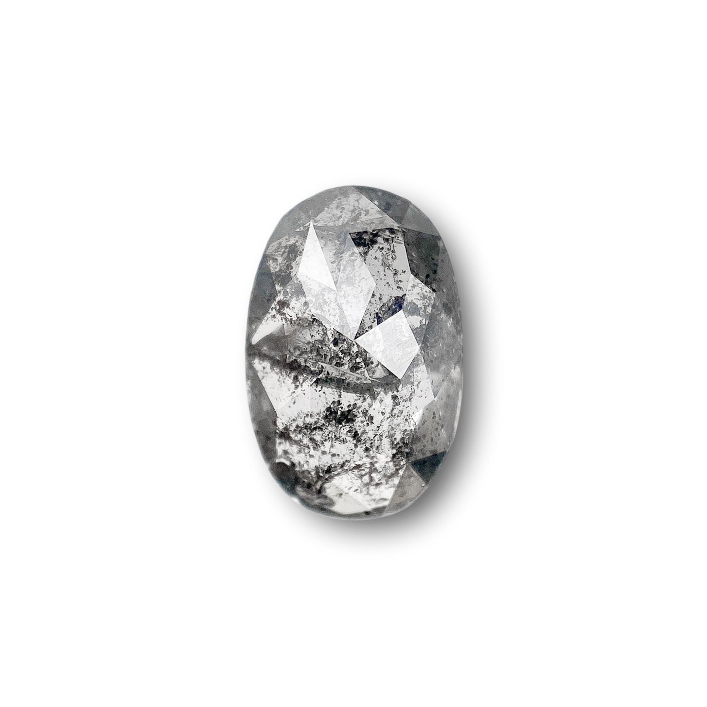 1.14ct | Rustic Oval Shape Rose Cut Diamond - Modern Rustic Diamond