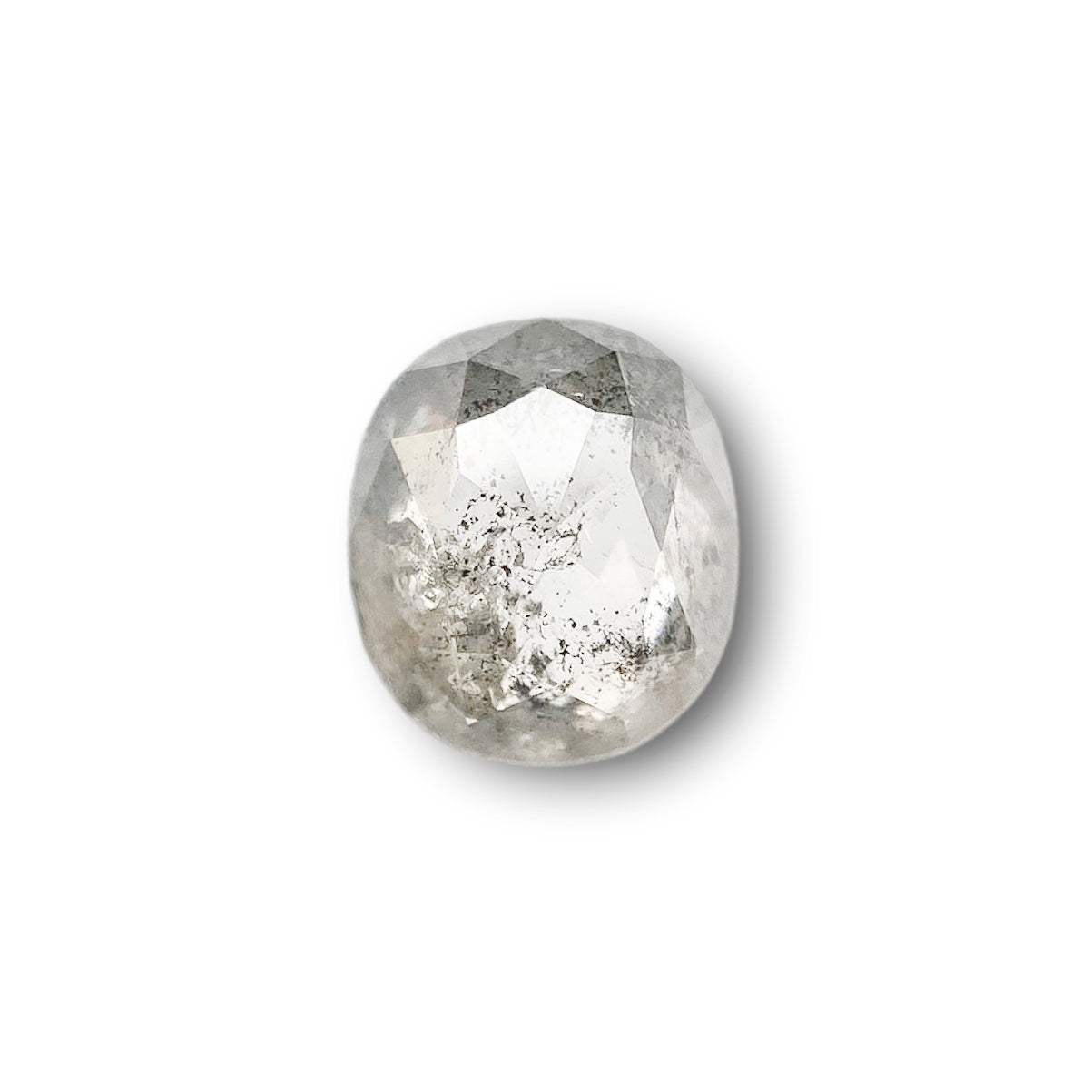 0.90ct | Rustic Cushion Shape Rose Cut Diamond - Modern Rustic Diamond