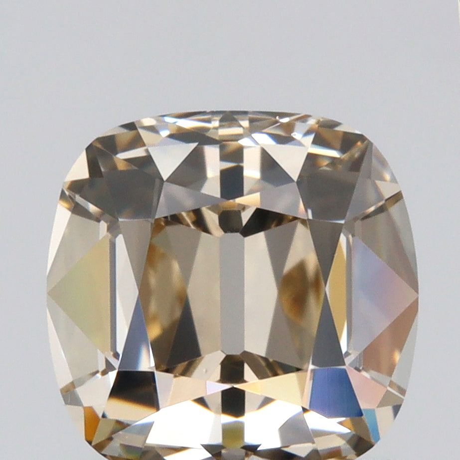 1.56ct | U-V/VVS2 Cushion Shape Old Mine Cut Diamond (GIA) - Modern Rustic Diamond