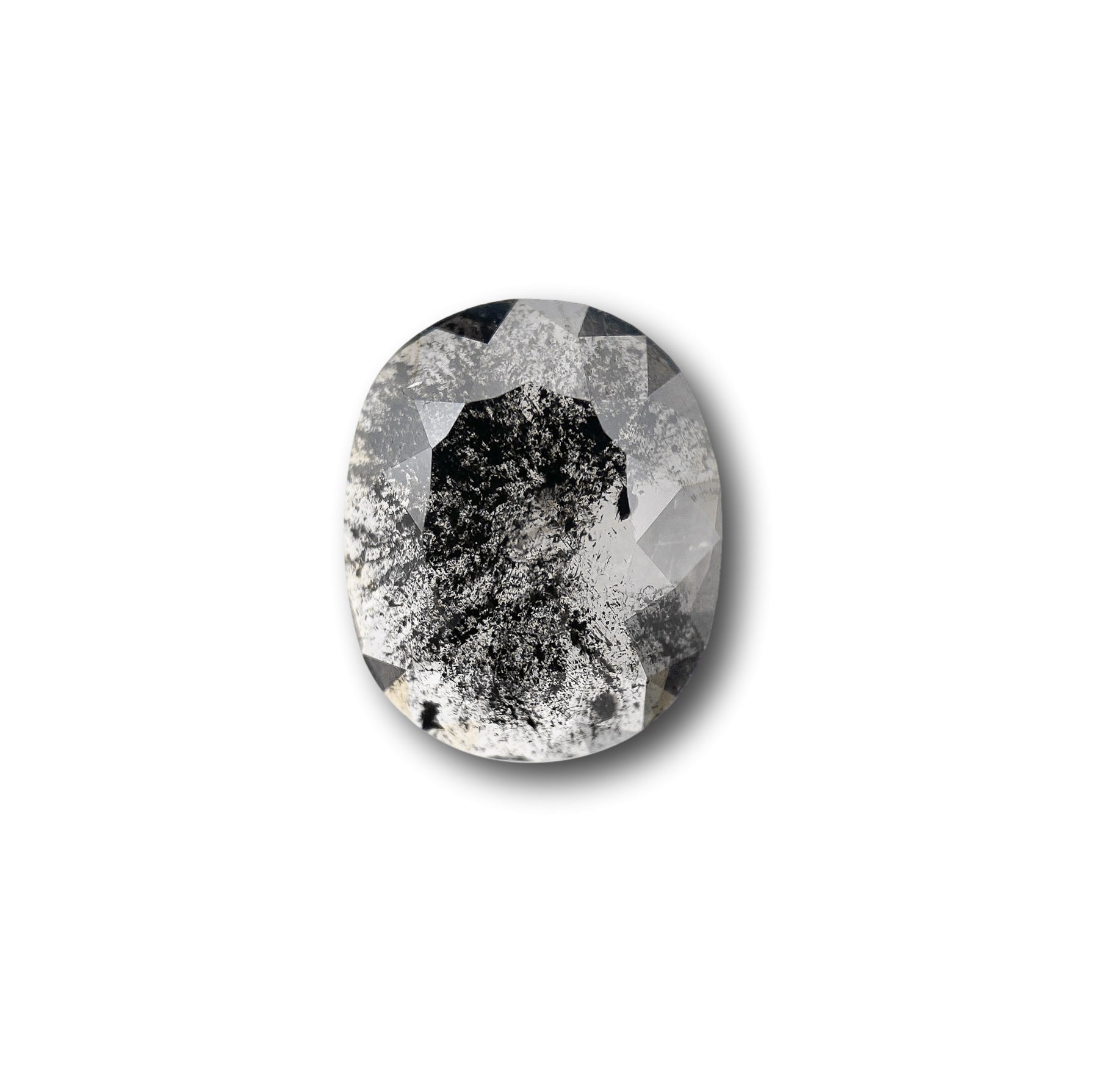 1.80ct | Rustic Oval Shape Rose Cut Diamond - Modern Rustic Diamond