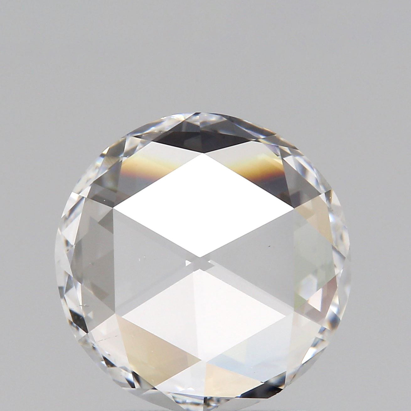 1.01ct | D/SI1 Round Shape Rose Cut Diamond (GIA) - Modern Rustic Diamond
