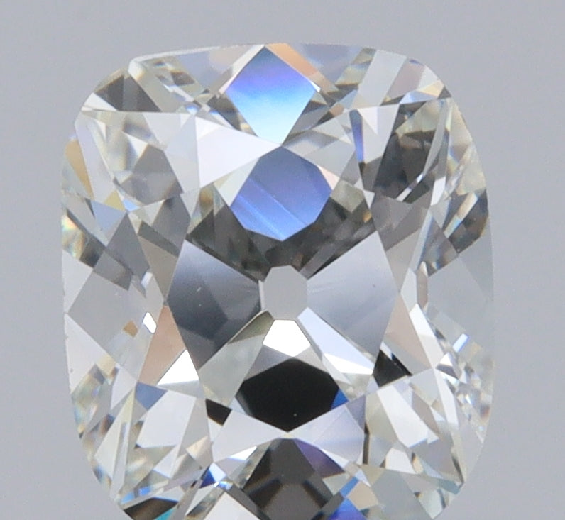 1.01ct | I/VS1 Cushion Shape Old Mine Cut Diamond (GIA) - Modern Rustic Diamond