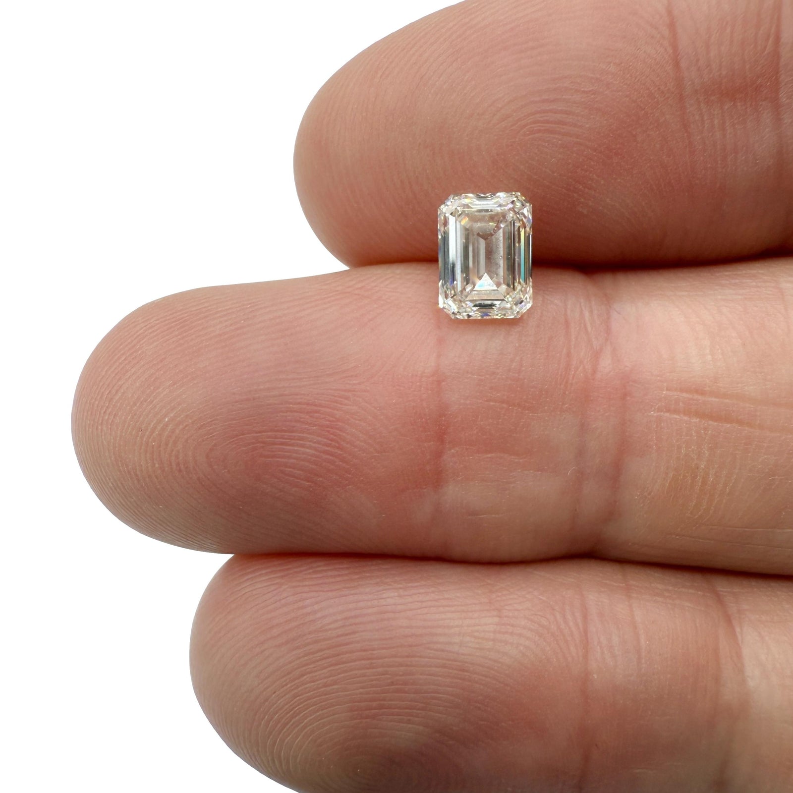 1.20ct | K/VVS2 Emerald Shape Brilliant Cut Diamond (GIA) - Modern Rustic Diamond