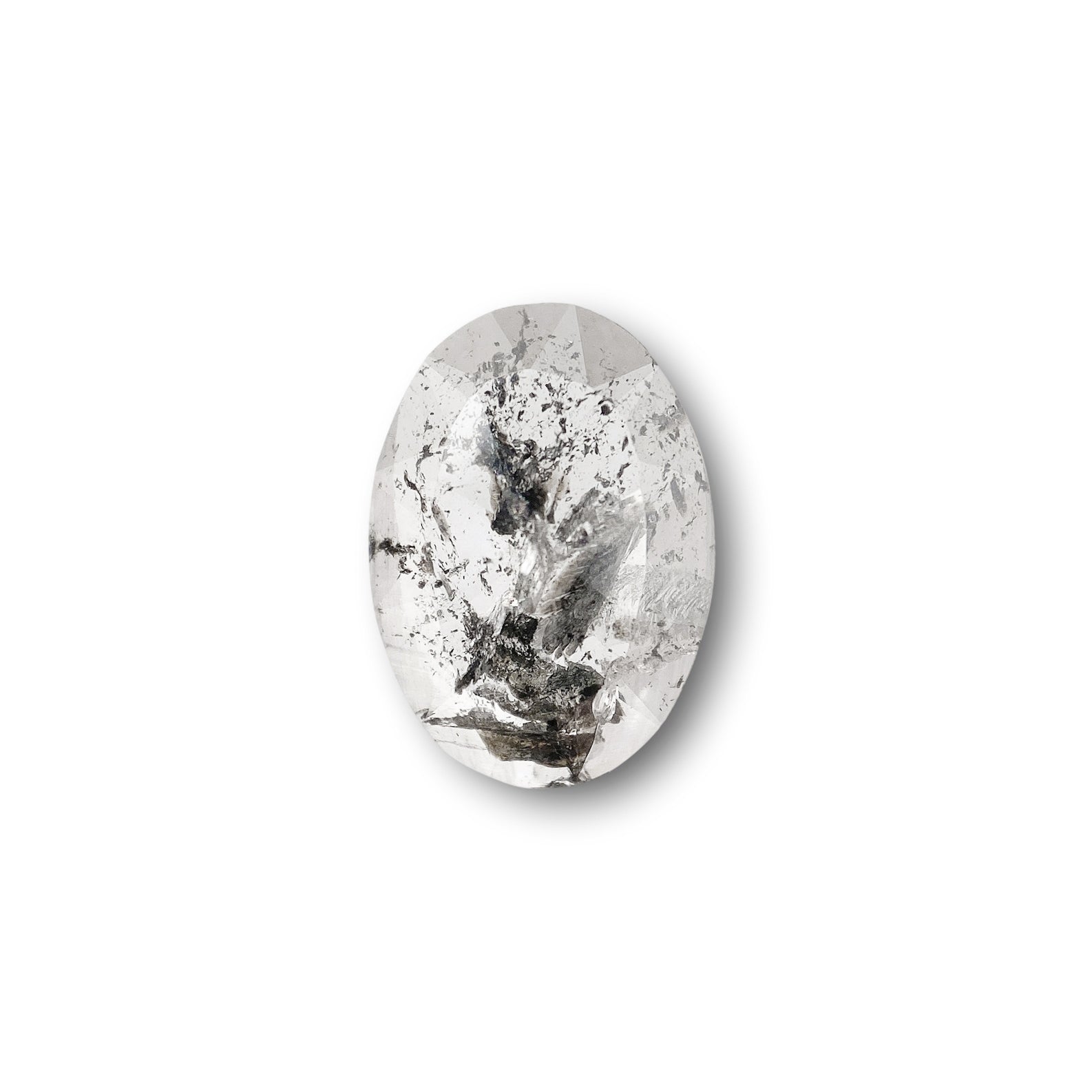 1.48ct | Rustic Oval Shape Rose Cut Diamond - Modern Rustic Diamond