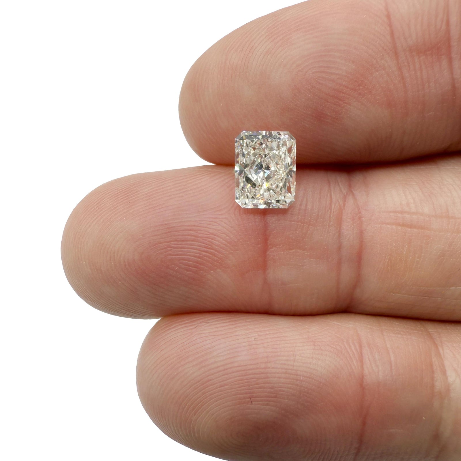1.74ct | K/VS2 Radiant Shape Brilliant Cut Diamond (GIA) - Modern Rustic Diamond