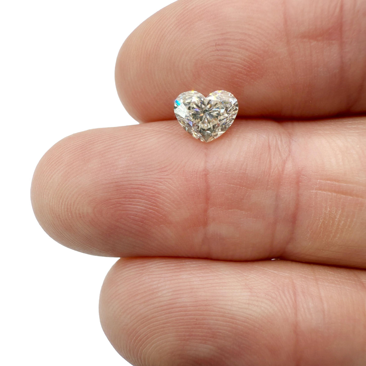 1.92ct | K/SI1 Heart Shape Brilliant Cut Diamond (GIA) - Modern Rustic Diamond