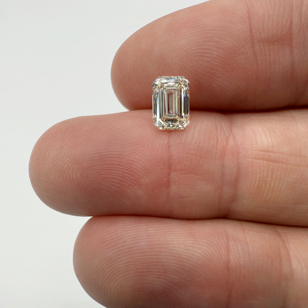 1.52ct | M/VVS2 Emerald Shape Brilliant Cut Diamond (GIA) - Modern Rustic Diamond