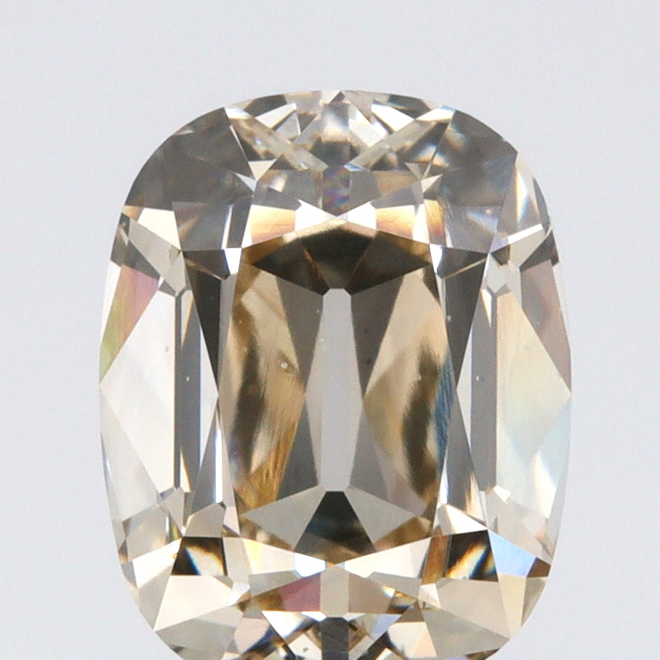 1.63ct | Q-R/SI1 Cushion Shape Old Mine Cut Diamond (GIA) - Modern Rustic Diamond