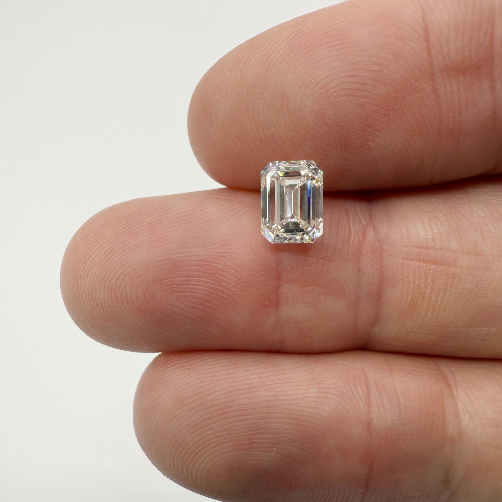 1.70ct | K/VS1 Emerald Shape Brilliant Cut Diamond (GIA) - Modern Rustic Diamond