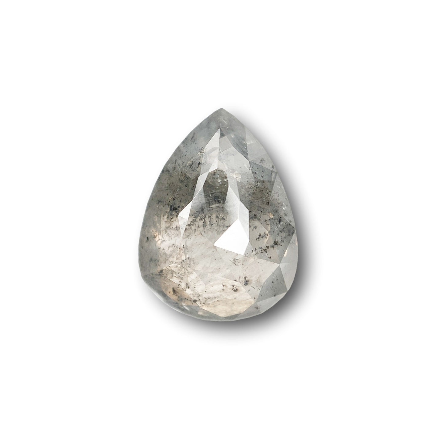 3.12ct | Rustic  Pear Shape Brilliant Cut Diamond - Modern Rustic Diamond