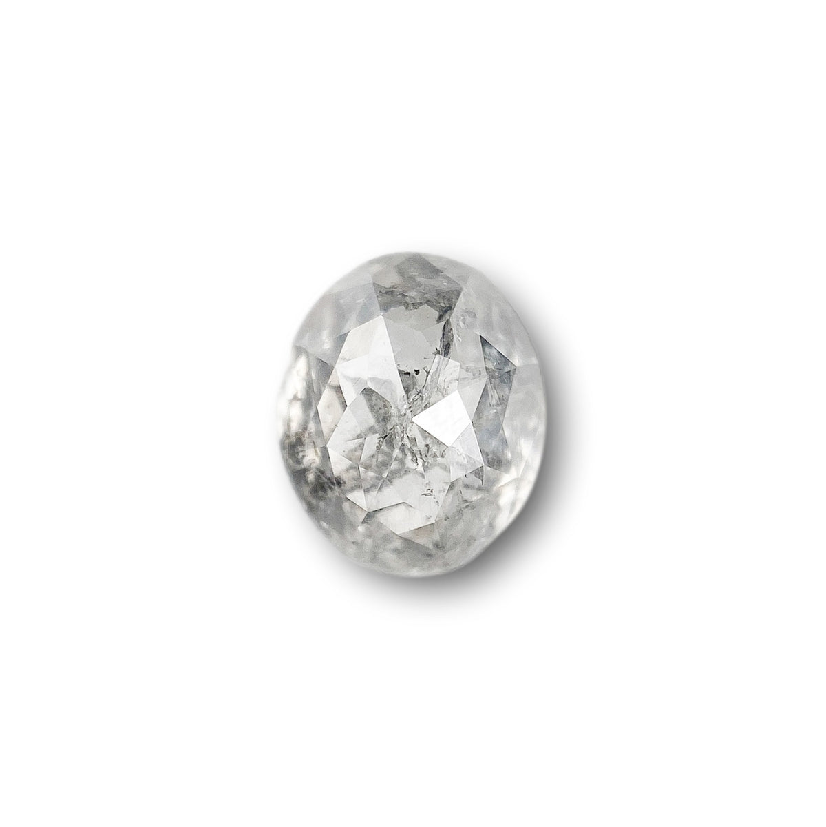 1.14ct | Rustic Oval Shape Rose Cut Diamond - Modern Rustic Diamond