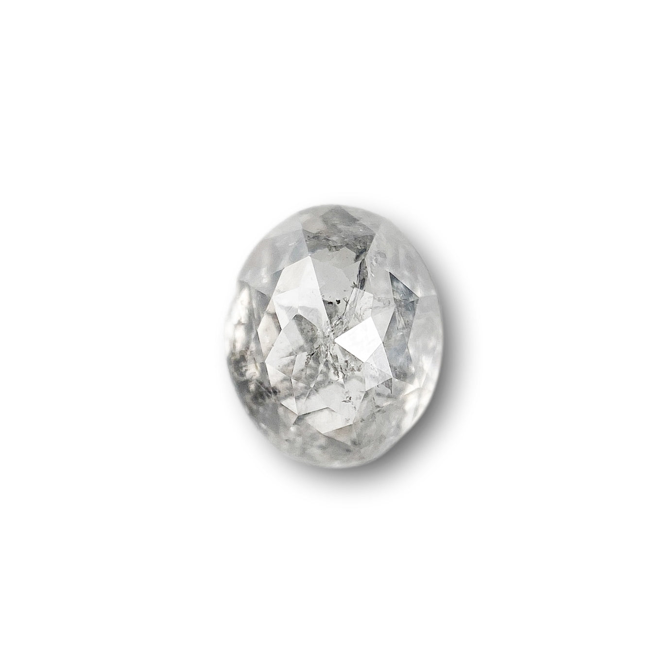 1.14ct | Rustic Oval Shape Rose Cut Diamond - Modern Rustic Diamond