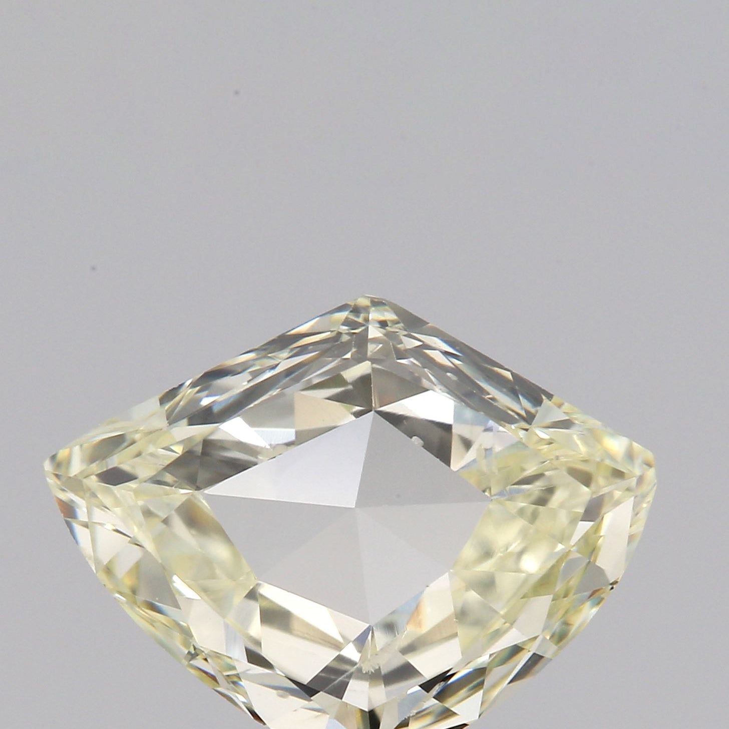 0.92ct | Light Color SI Shield Shape Rose Cut Diamond - Modern Rustic Diamond