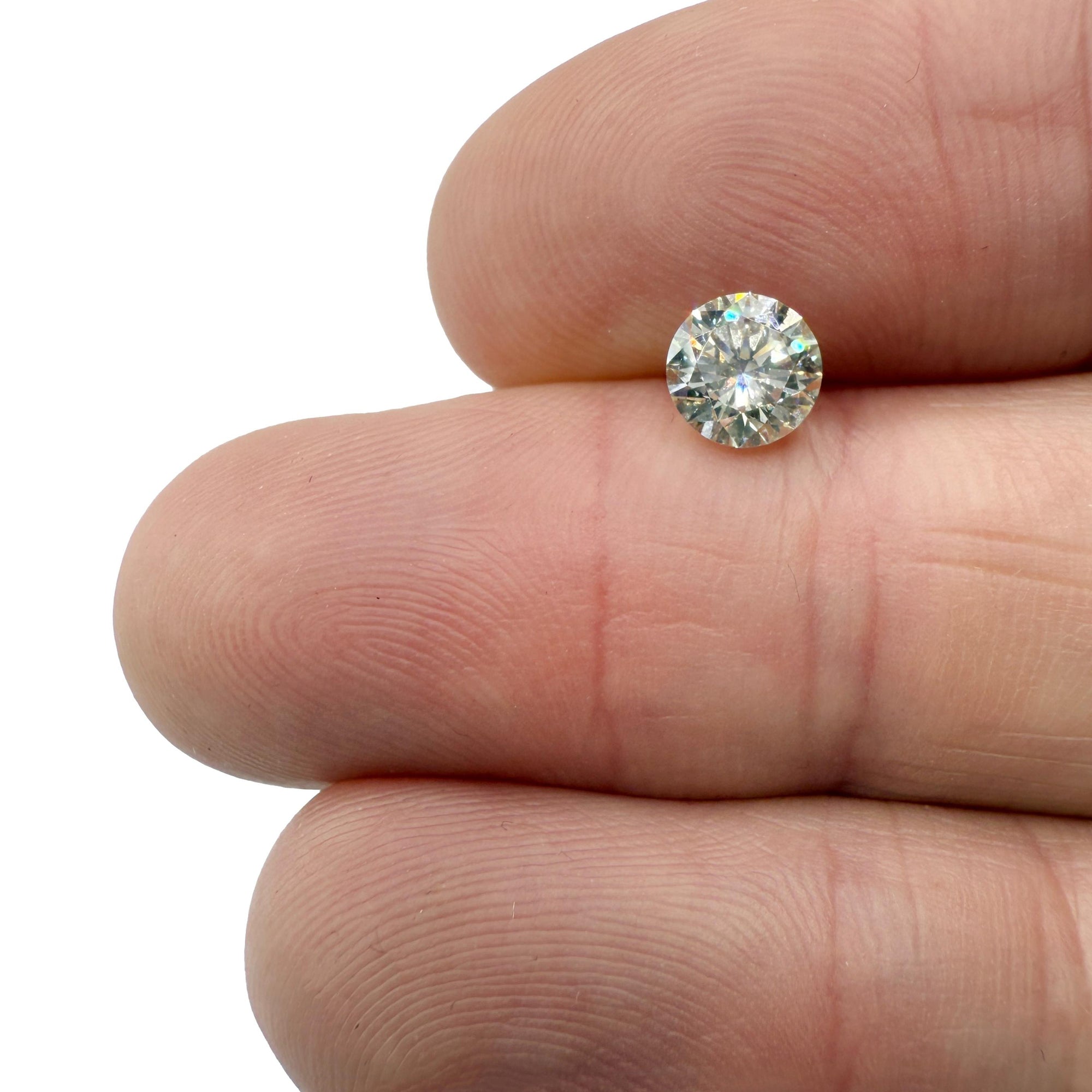0.80ct | M/SI2 Round Shape Brilliant Cut Diamond (GIA) - Modern Rustic Diamond