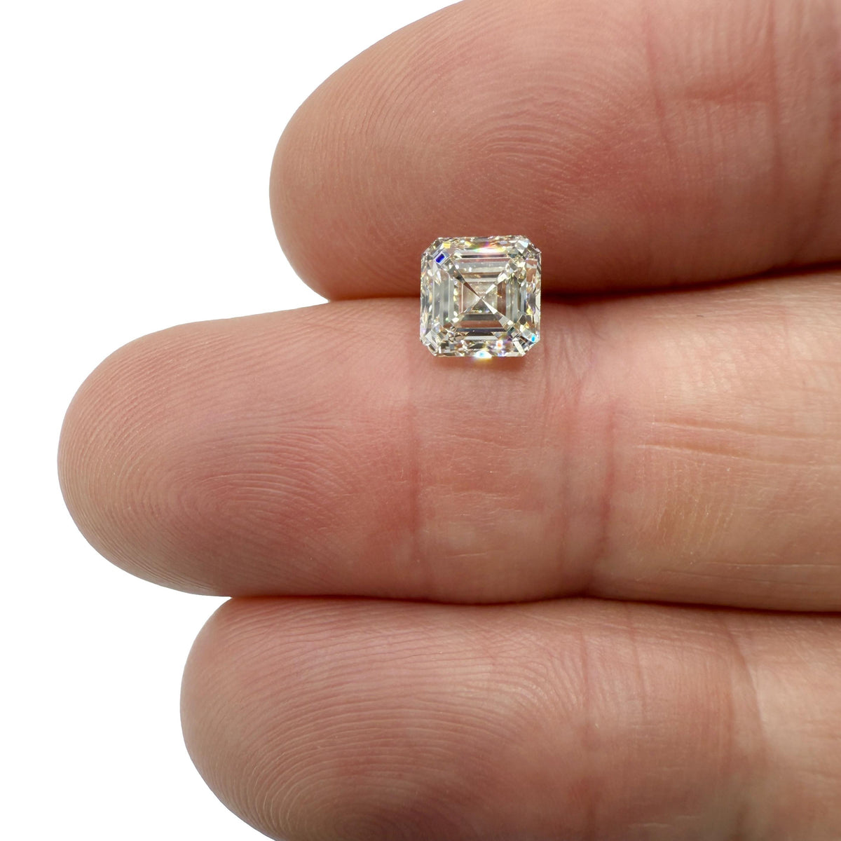 1.50ct | K/VS1 Asscher Shape Step Cut Diamond (GIA) - Modern Rustic Diamond
