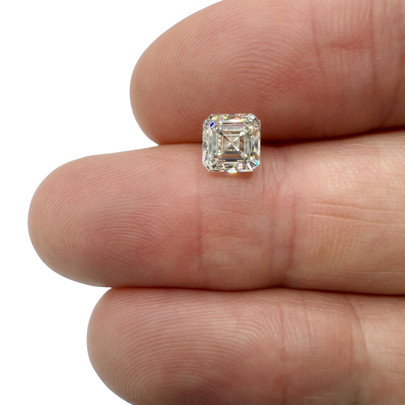 1.50ct | K/VS1 Asscher Shape Step Cut Diamond (GIA) - Modern Rustic Diamond