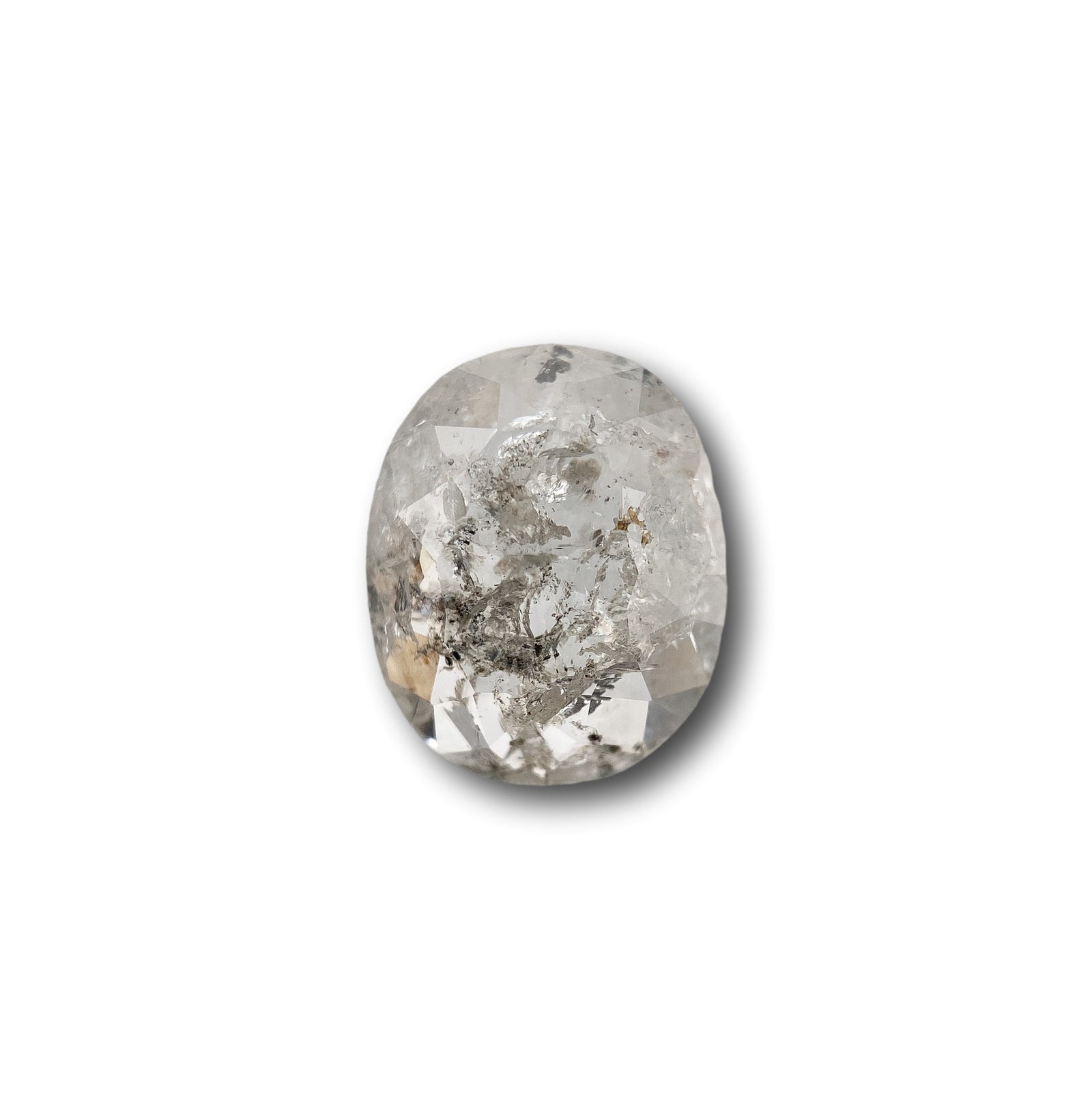 1.29ct | Rustic Oval Shape Rose Cut Diamond - Modern Rustic Diamond