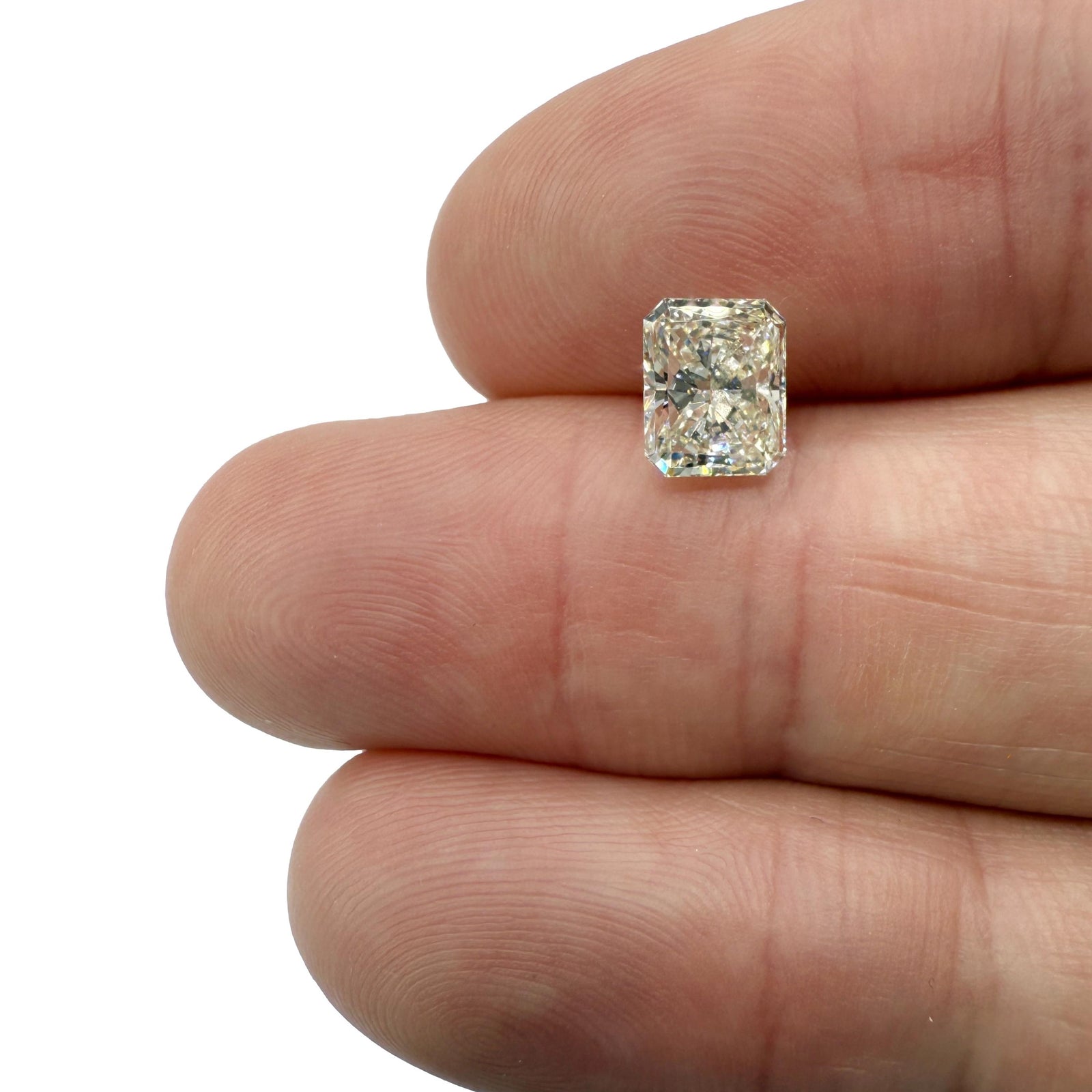 1.51ct | N/VS1 Radiant Shape Brilliant Cut Diamond (GIA) - Modern Rustic Diamond