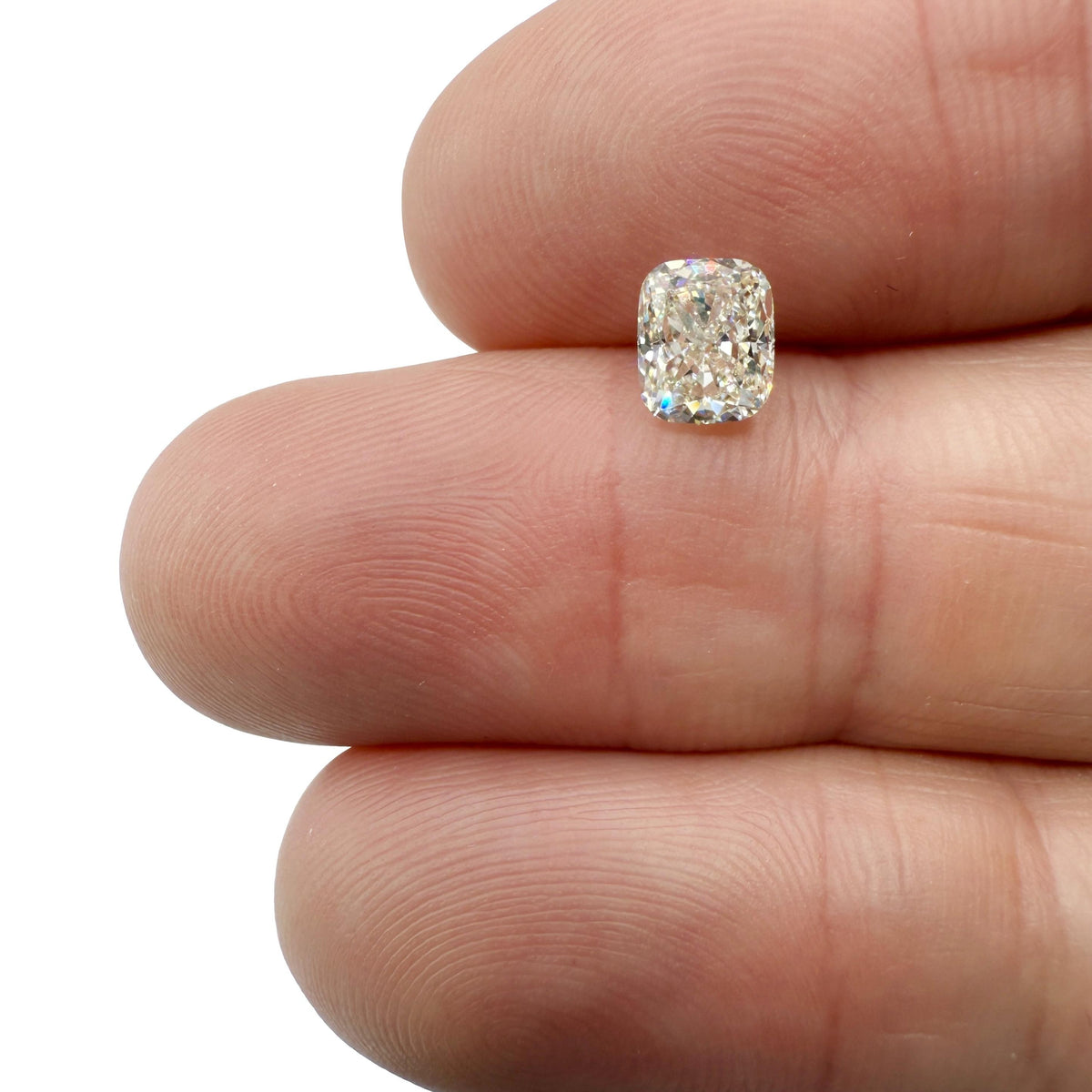 1.03ct | L/SI2 Cushion Shape Brilliant Cut Diamond (GIA) - Modern Rustic Diamond